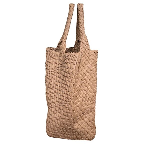 Hathaway Woven Tote Bag Warm Taupe - Picture 4 of 9